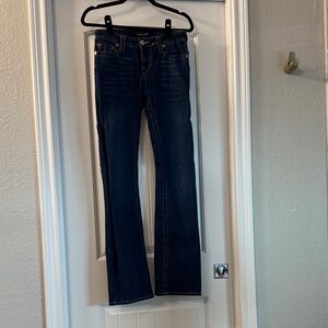 True Religion Dark Blue Boot Cut Jeans
